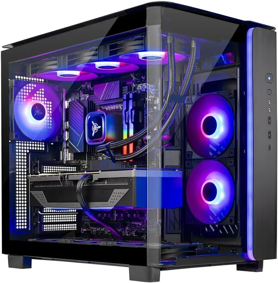 Skytech Gaming King 95 Desktop PC, Intel i7 14700F 2.1 GHz (5.3GHz), NVIDIA RTX 5070 Ti 16GB, 2TB Gen4 NVMe SSD, 32GB DDR5 RAM 6000 RGB, 850W Gold PSU, 360mm ARGB AIO, Wi-Fi, Win 11