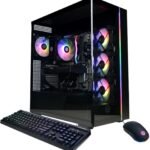 CyberPowerPC Gamer Master Gaming PC, AMD Ryzen 7 8700F 4.1GHz, GeForce RTX 5060 Ti 8GB, 16GB DDR5, 1TB PCIe 4.0 SSD, WiFi Ready & Windows 11 Home (GMA2900A2)